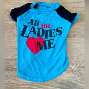 CUTE “All the Ladies ❤️ Me” SHIRT FOR SMALL DOGS!!!
